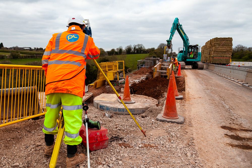 Construction photograph of M6 Site Engineering Motorway construction