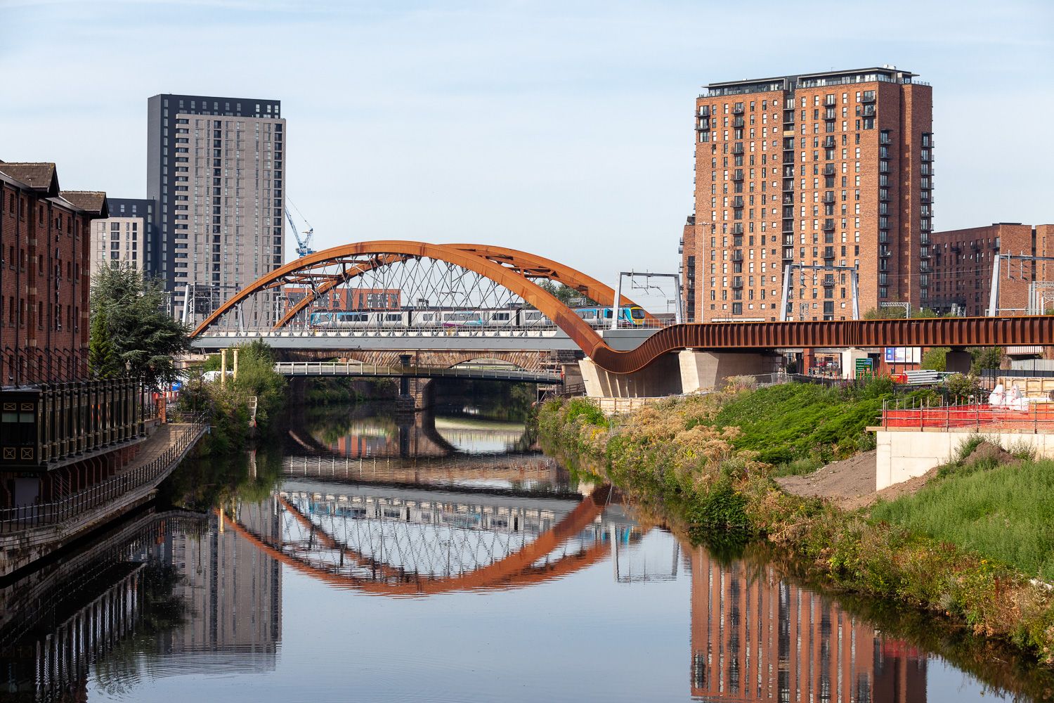 Ordsall Chord Network Arch Railway Bridge