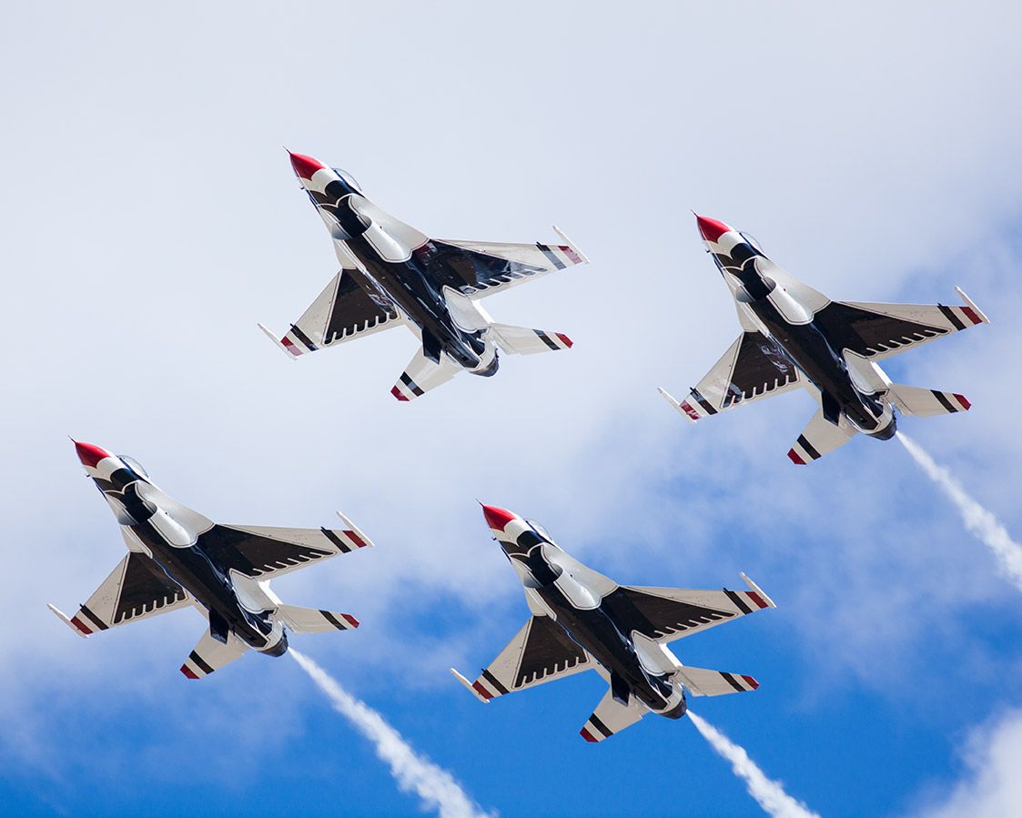Thunderbirds at Air Show