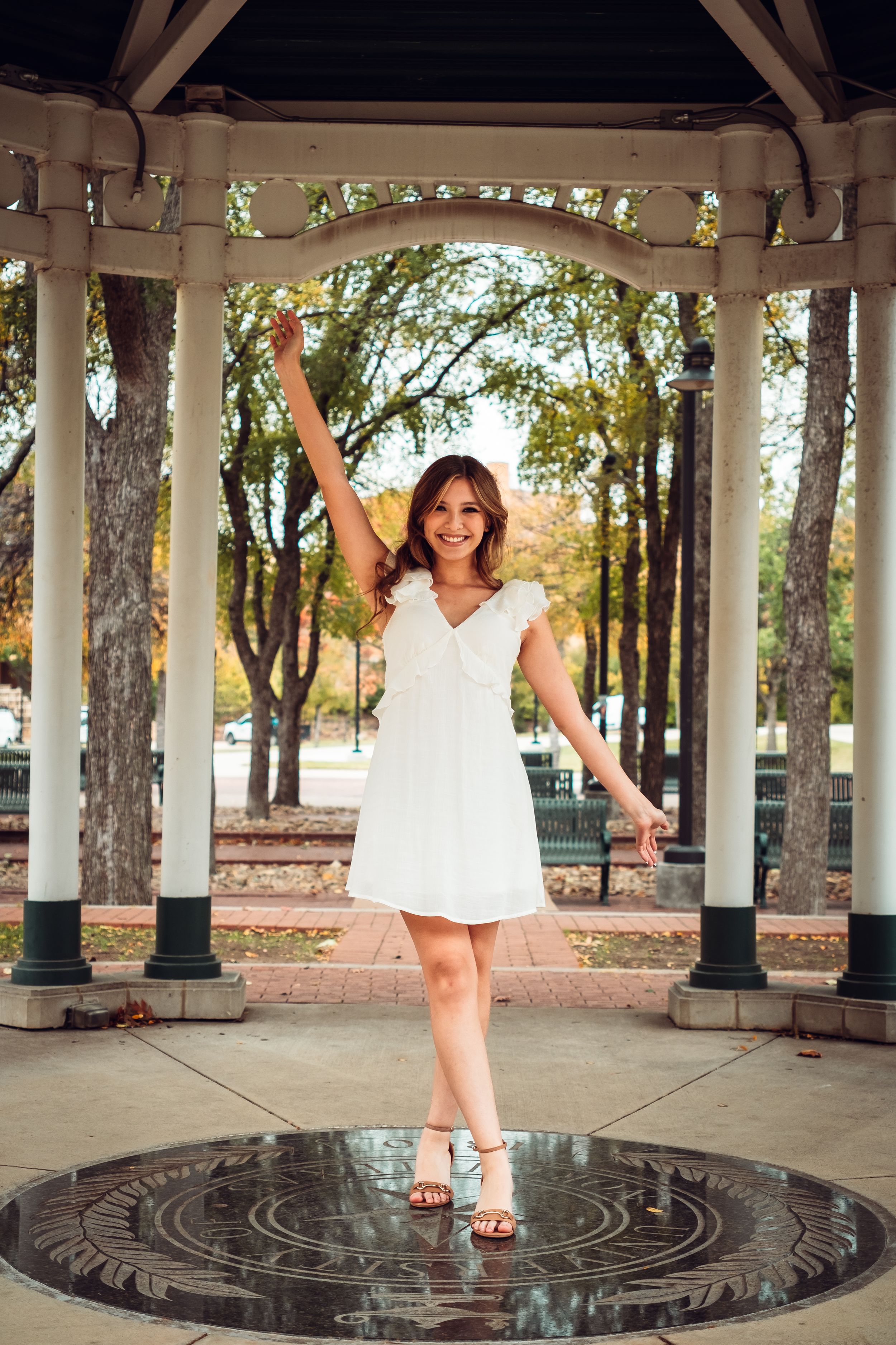 UNT Grad Portrait, taken by award-winning photographer Eric Aaberg Photography.