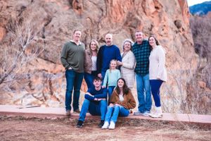 Red Rock Canon Open Space Colorado Springs Family photos