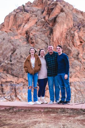 Red Rock Canon Open Space Colorado Springs Family photos