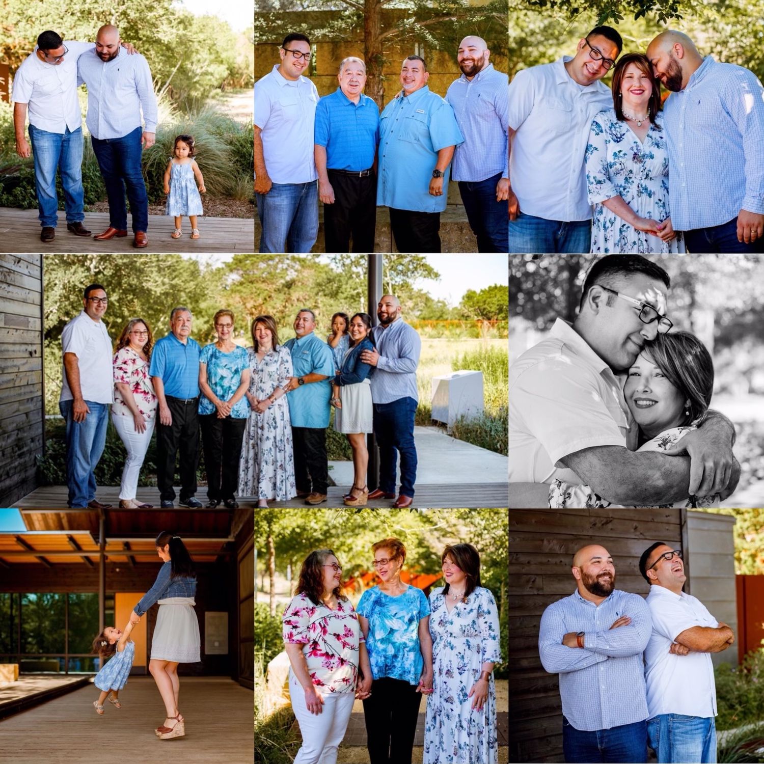 San Antonio family portraits at Phil Hardberger Park