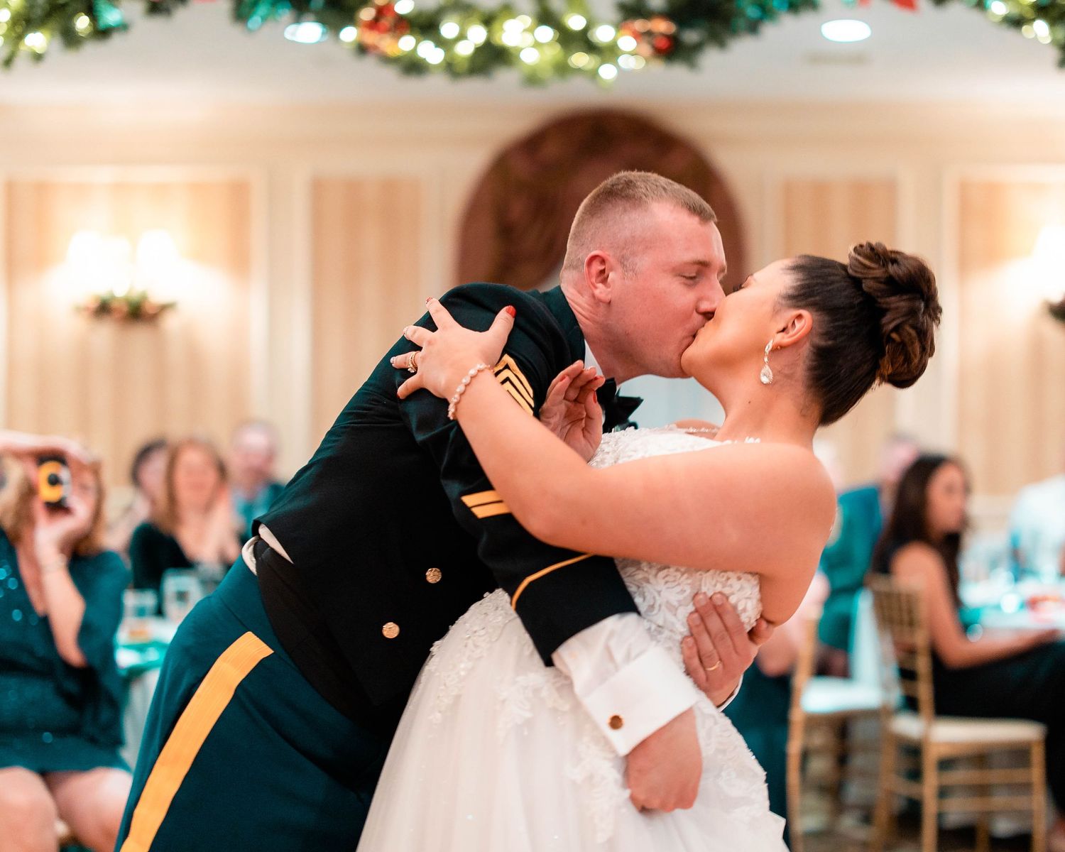 Christmas wedding photo inspiration Boston Ma