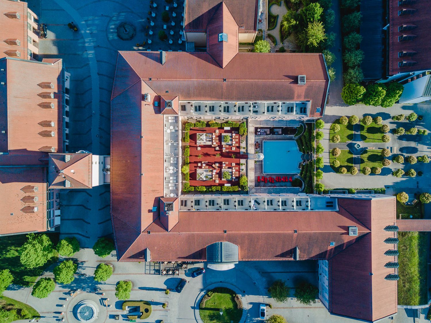 Luftaufnahme Hotel
