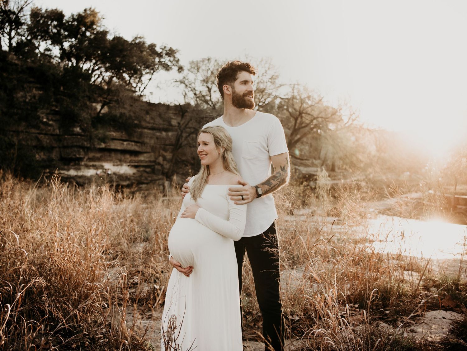 Fort Bragg, NC Lifestyle Maternity Portrait