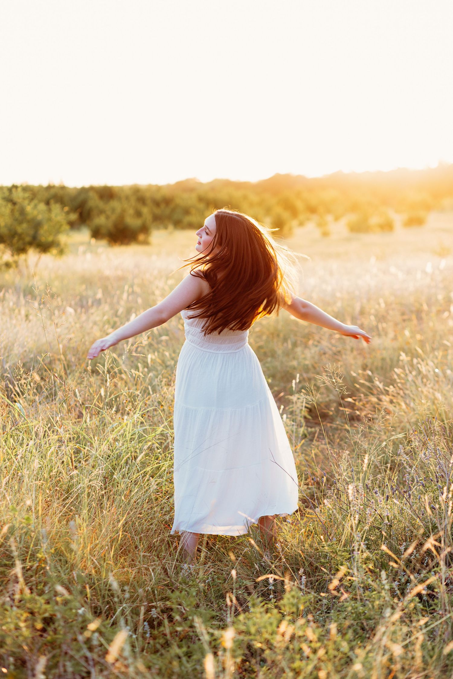 senior portrait session at Brushy Creek Sports Park