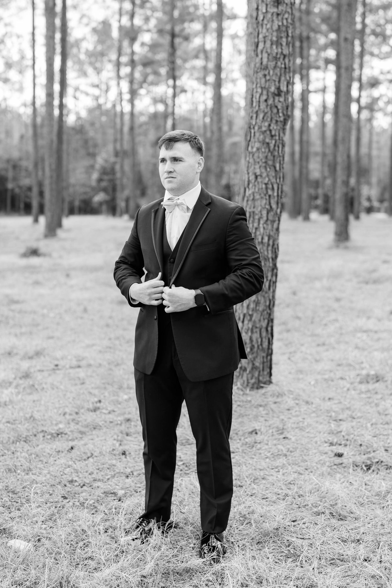 groom getting ready
