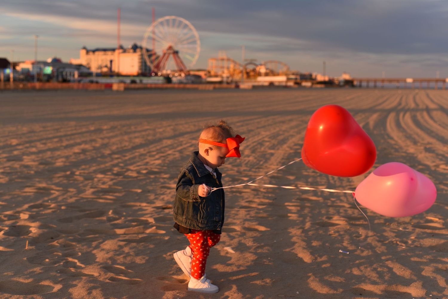 Beach and balloons