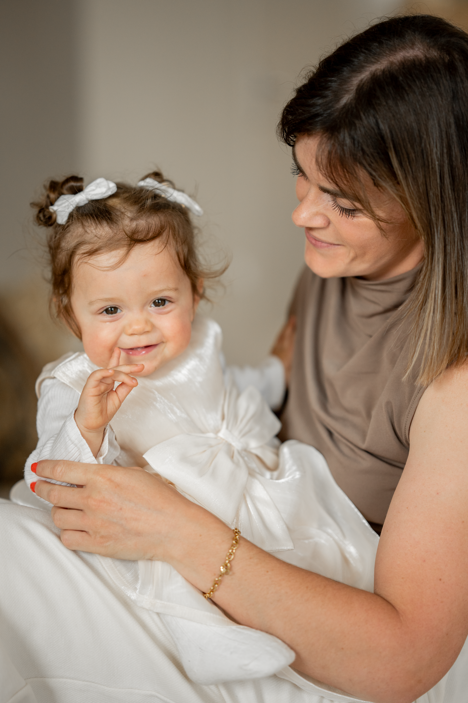 Portrait d'une mère et son enfant