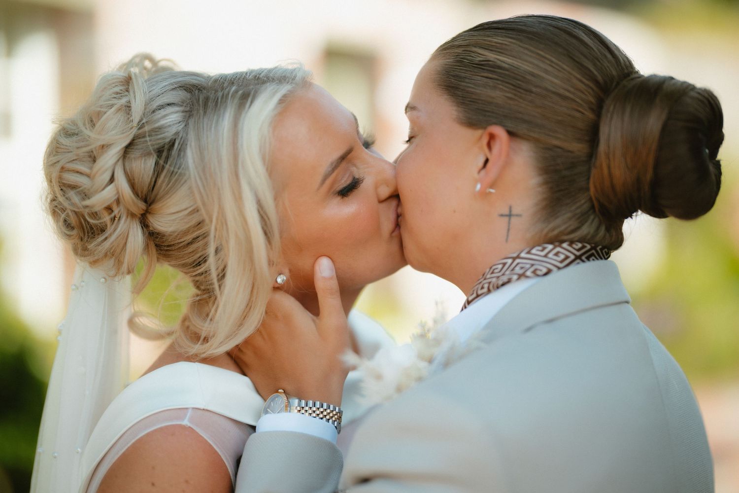 Romantic wedding portraits at Ballymagarvey Village, Co.Meath