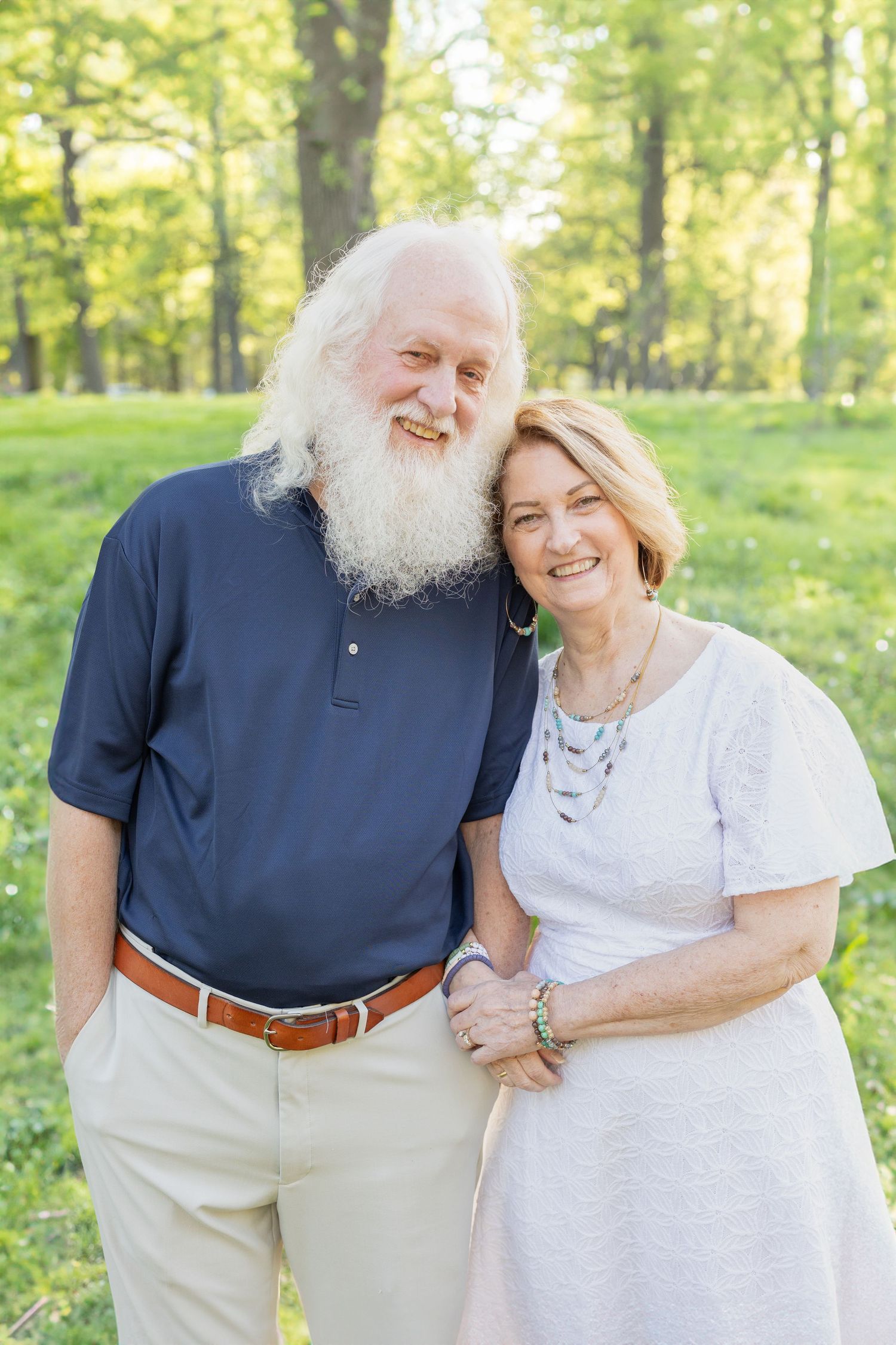Grandparents springtime extended family session St. Louis, MO