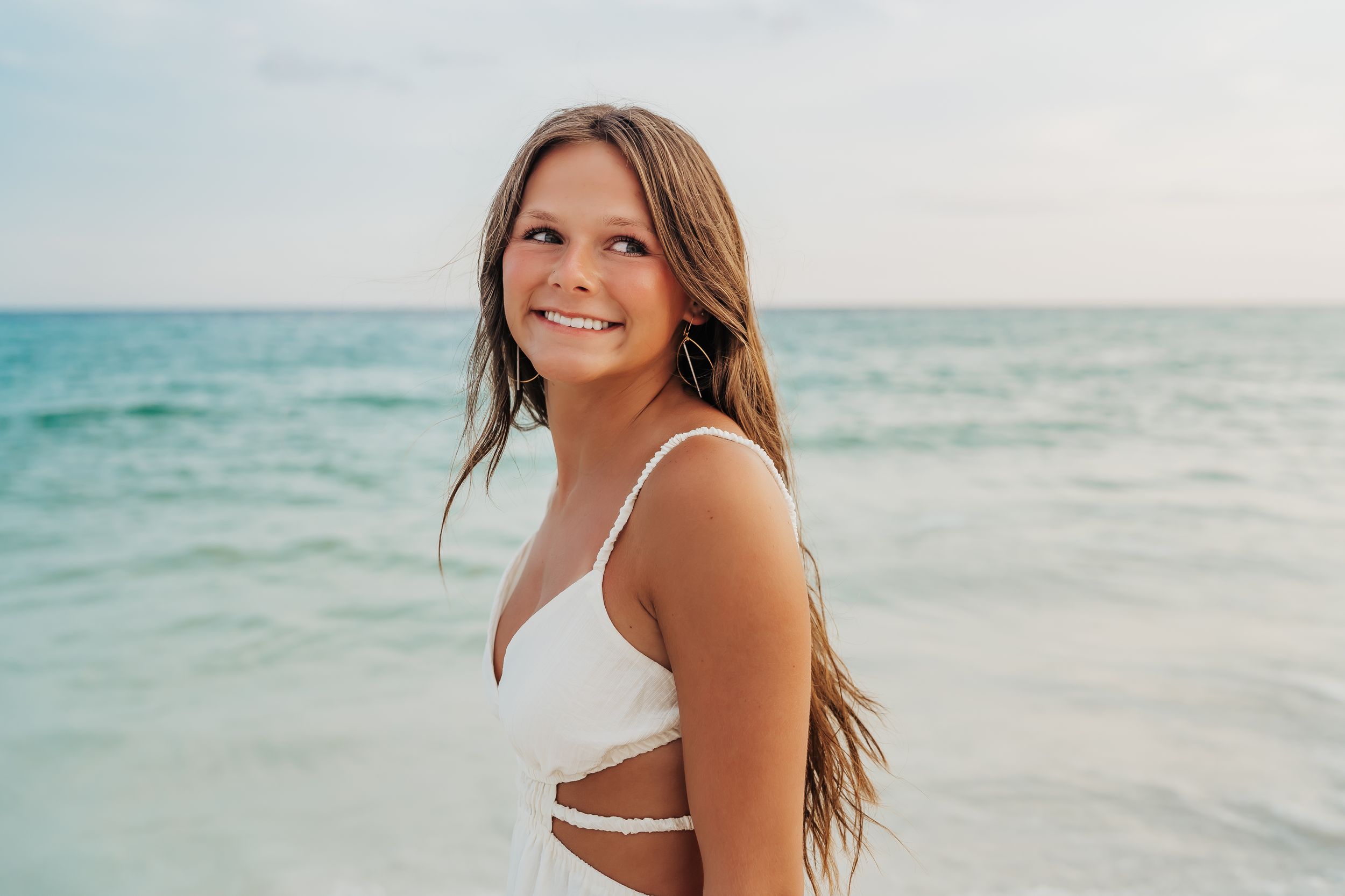 Destin Florida Senior Portrait Photo Session At Henderson Beach State Park