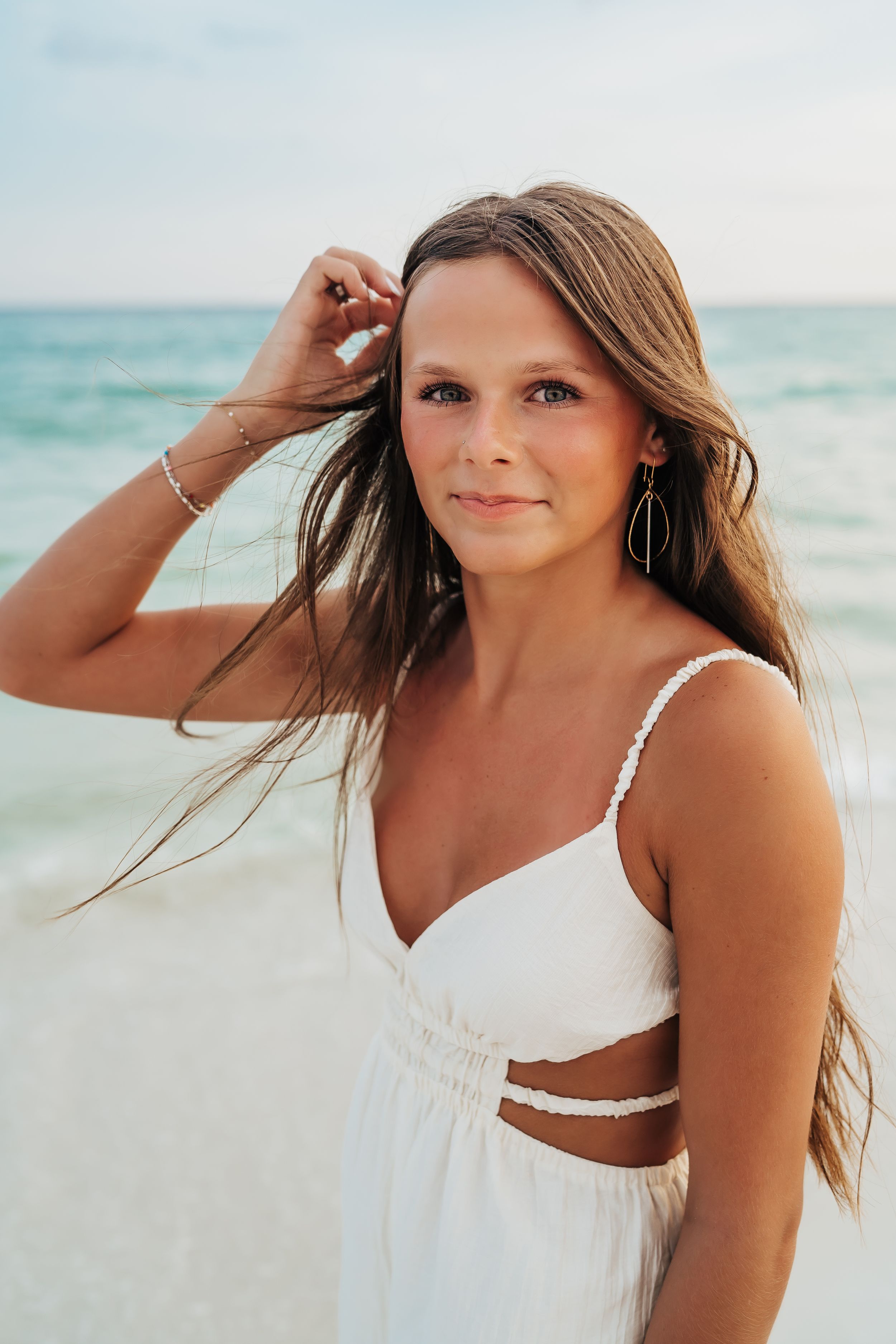 Destin Florida Senior Portrait Photo Session At Henderson Beach State Park