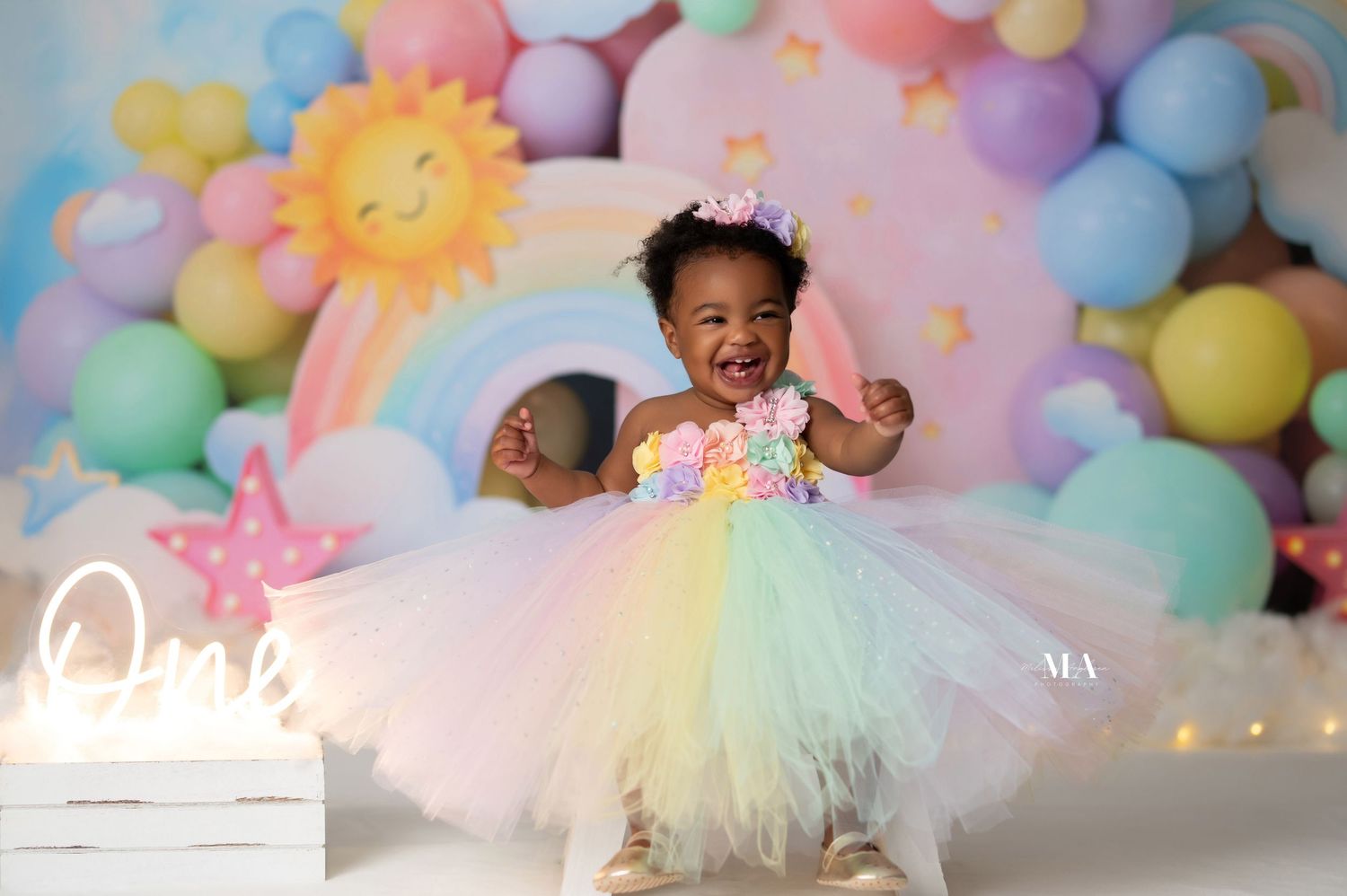First birthday photography