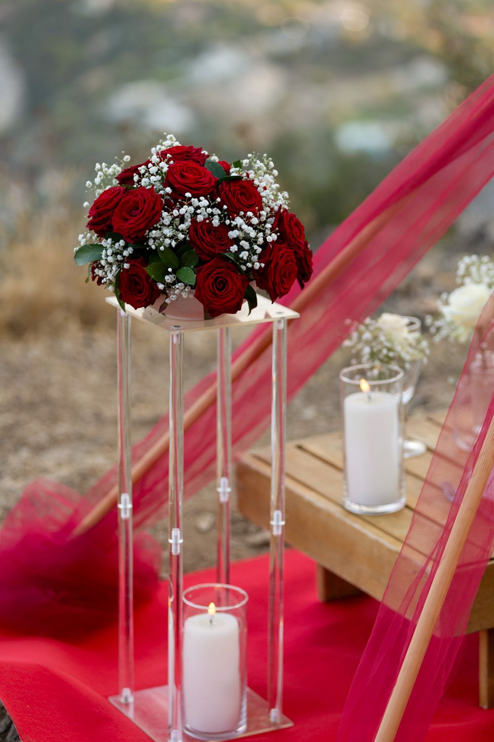 Demande en mariage romantique sur les hauteurs de villefranche sur mer au plateau Saint Michel