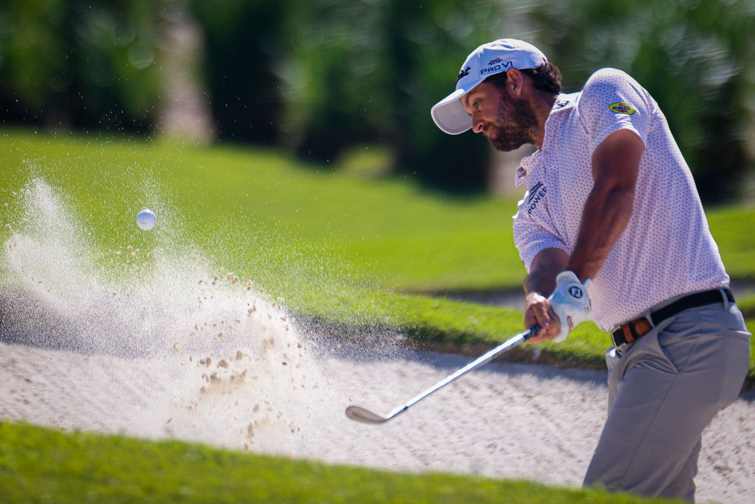 Davis Riley during the final round of the Puerto Rico Open 2025 at Grand Reserve Golf Club