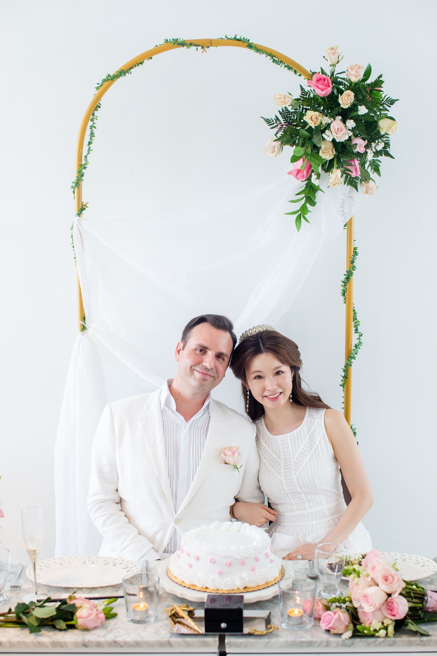 Bride and groom. Micro wedding in San Juan, Puerto Rico.