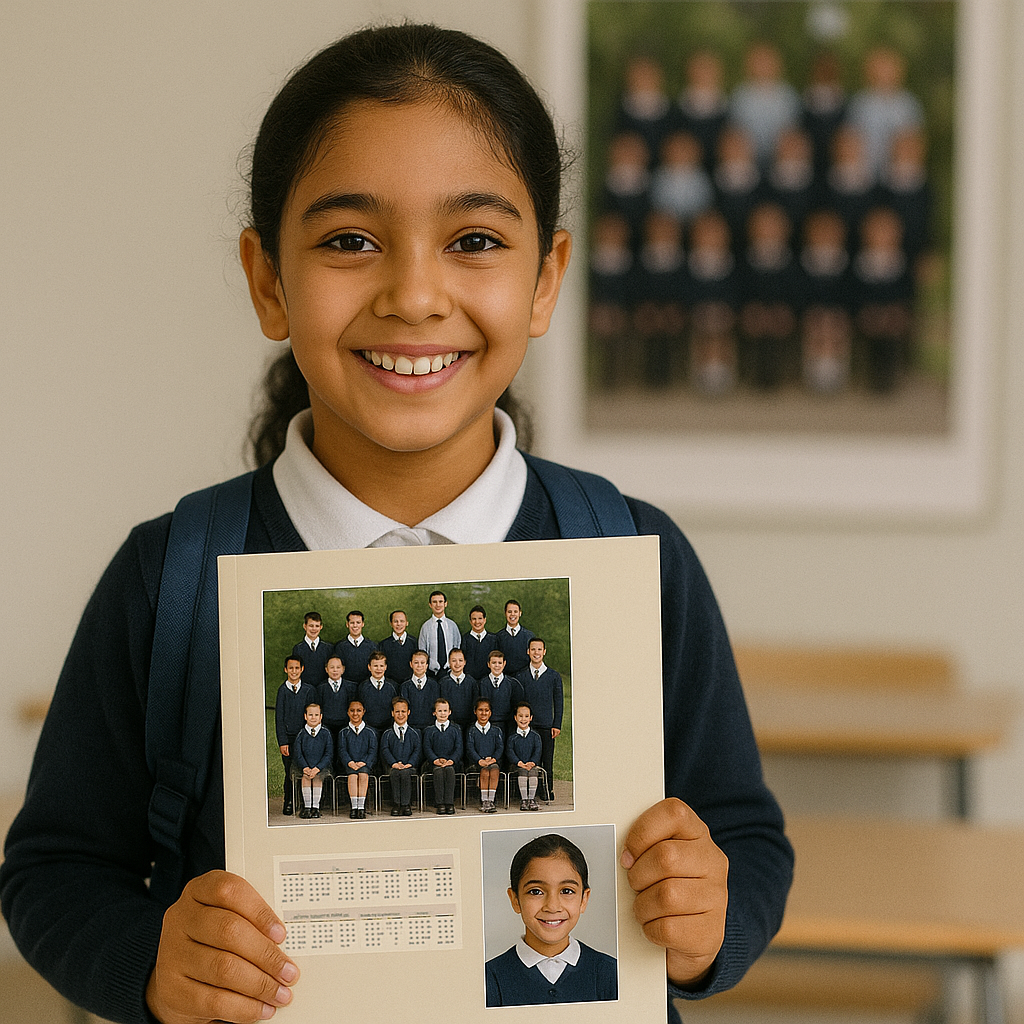 Portrait scolaire professionnel par MC Studios – photographe spécialisé en photographie d'école au Maroc, Casablanca