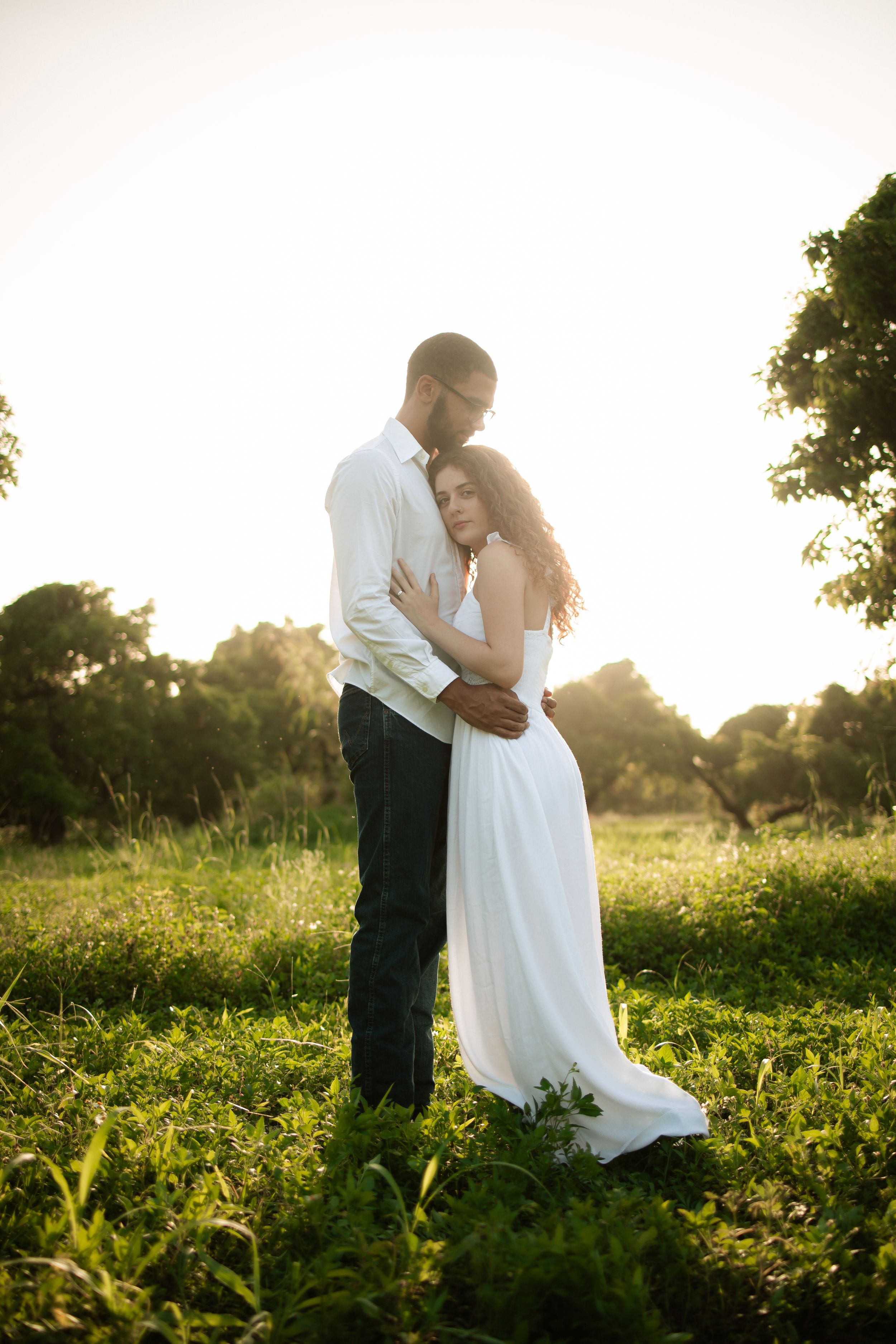 Cinematic South Florida engagement portrait, playful anniversary photo perfect for Instagram and proposals by MannyPortraits.