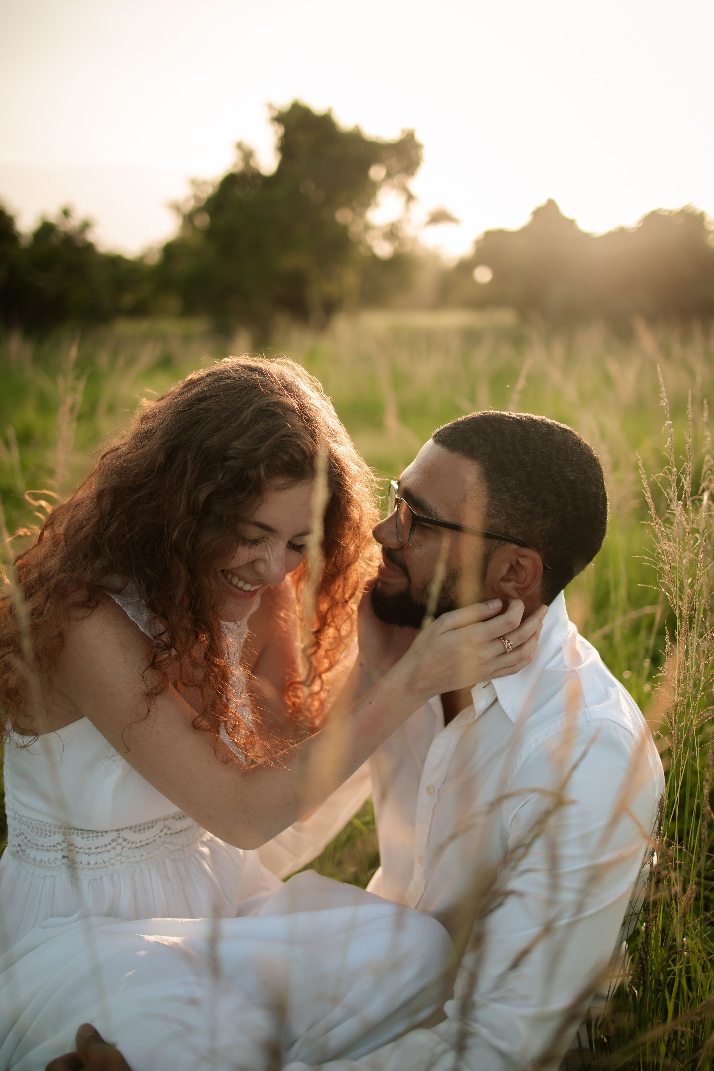 Cinematic Miami couple portrait at sunset, Instagram-worthy engagement or proposal photography styled by MannyPortraits.