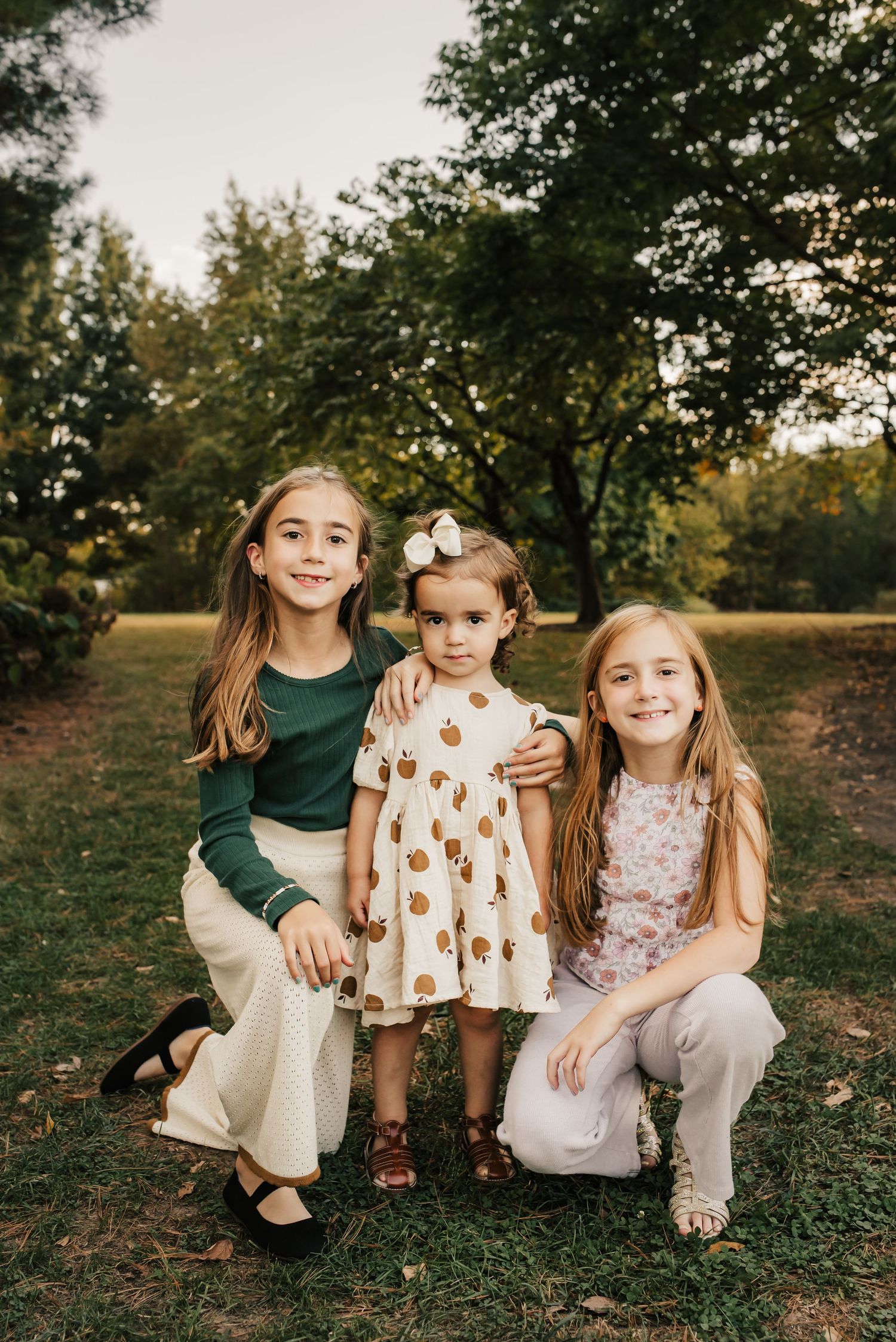 Family hugging and smiling for a candid mini session photo