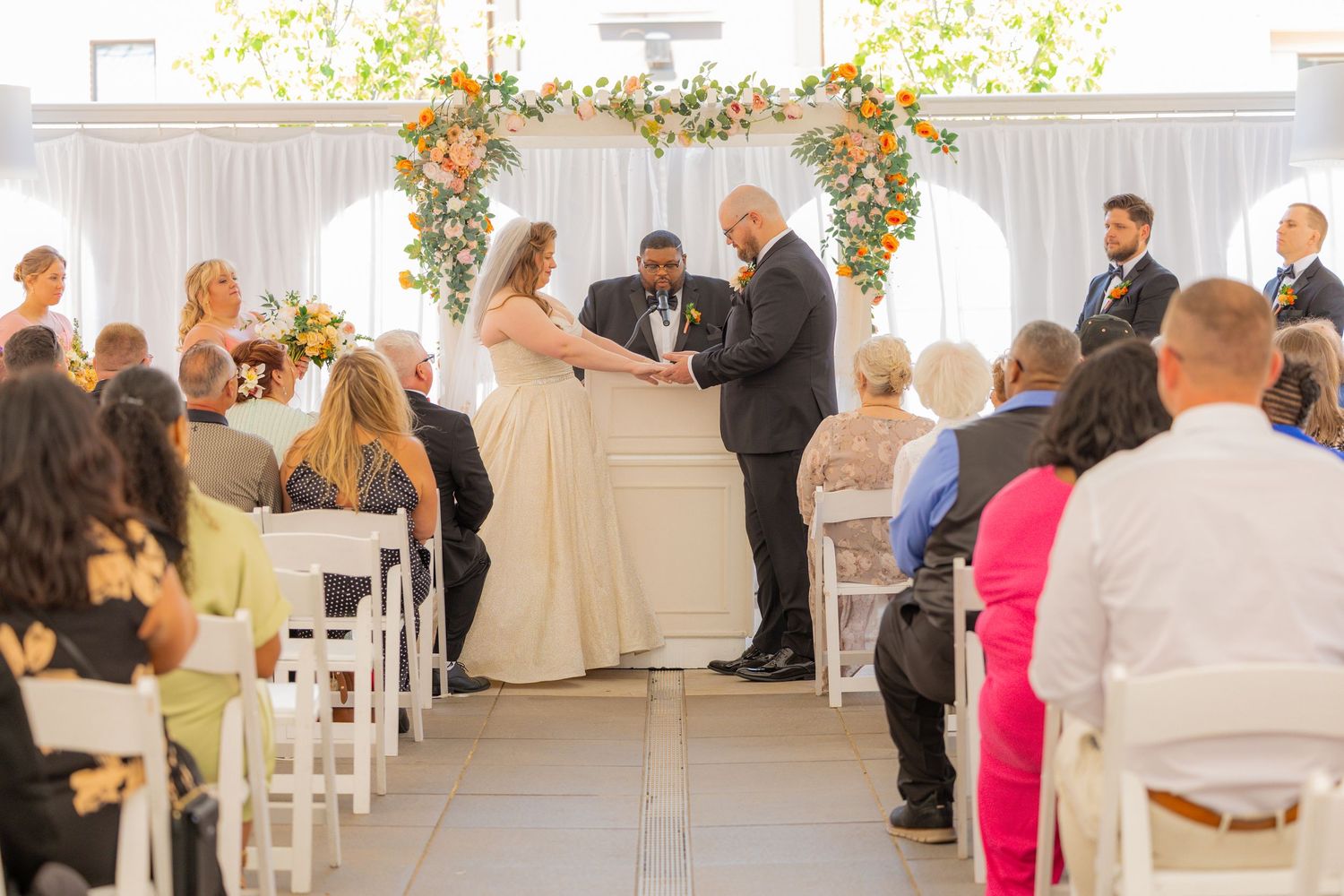 Ceremony at the H hotel in midtown michigan