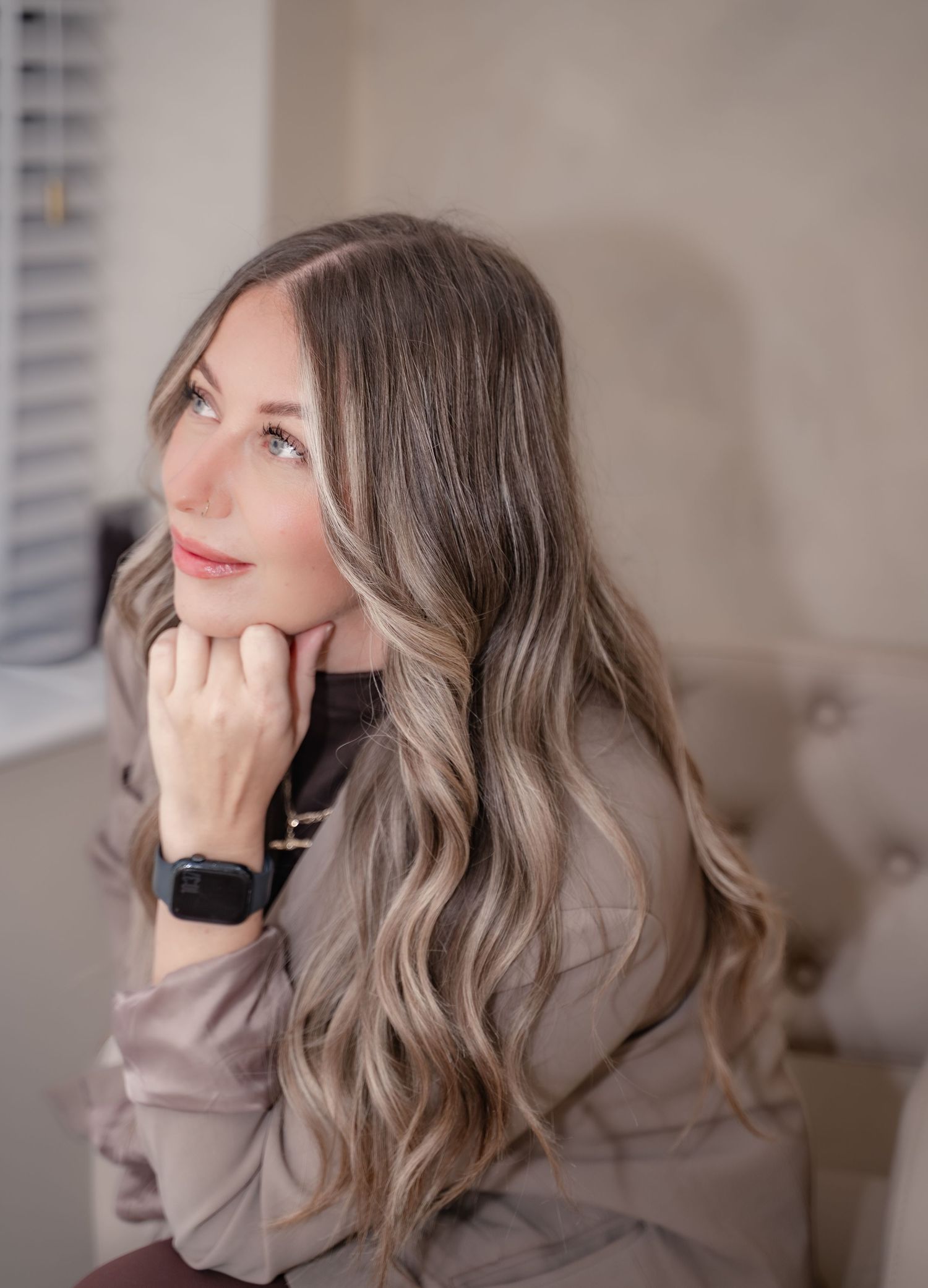 Personal brand photography capturing a creative in a relaxed environment