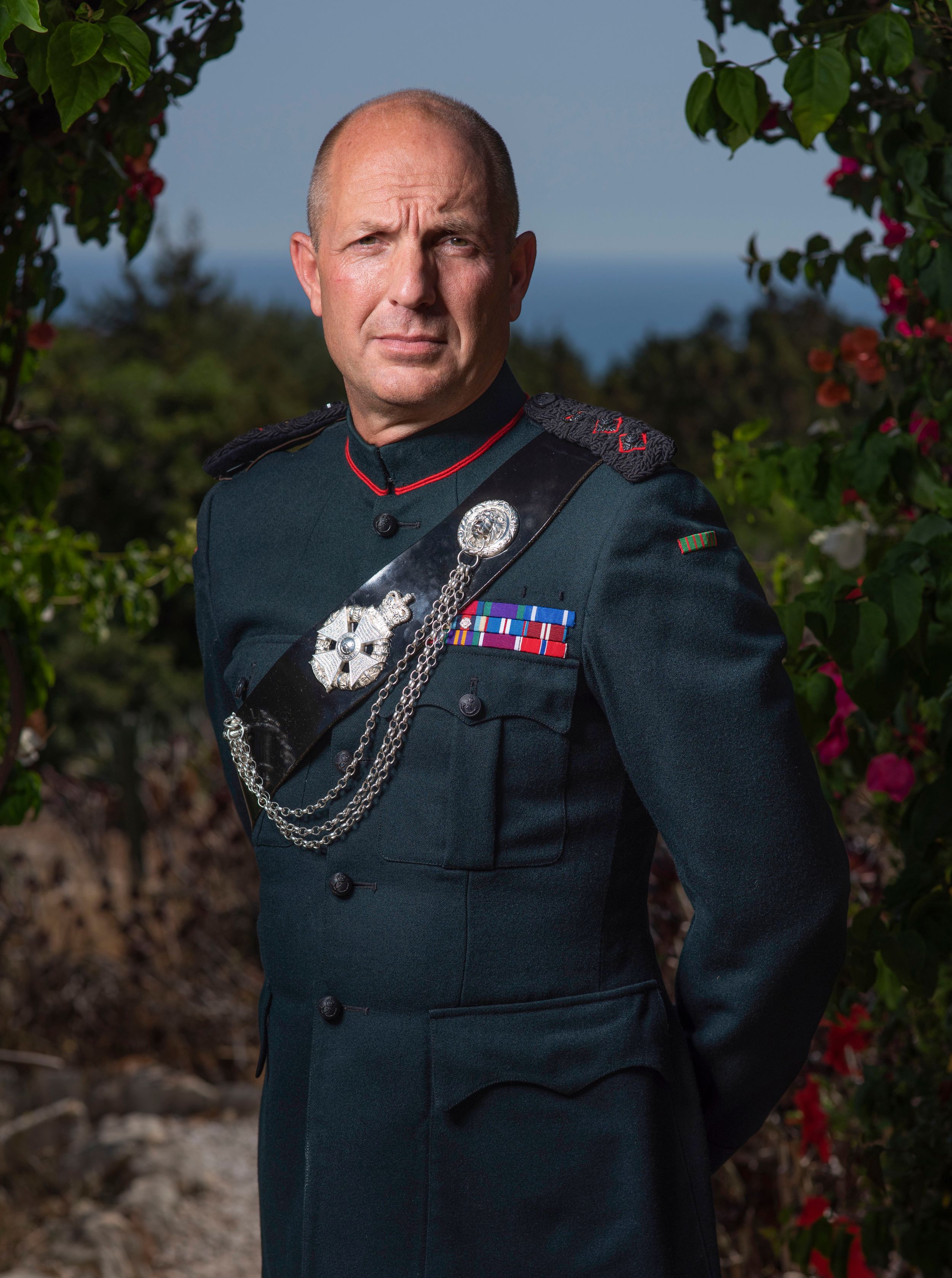 Portrait of General Rob Thompson taken in Episkopi station, Cyprus.