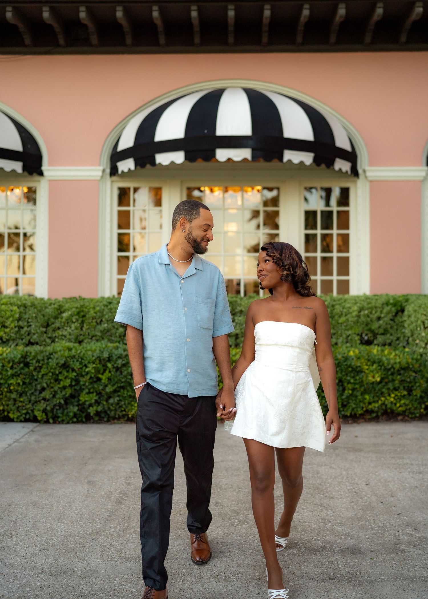 Engagement session at Grand Galvez Resort in Galveston, TX. Natural light, candid moments, lifestyle photography, engagement photography.