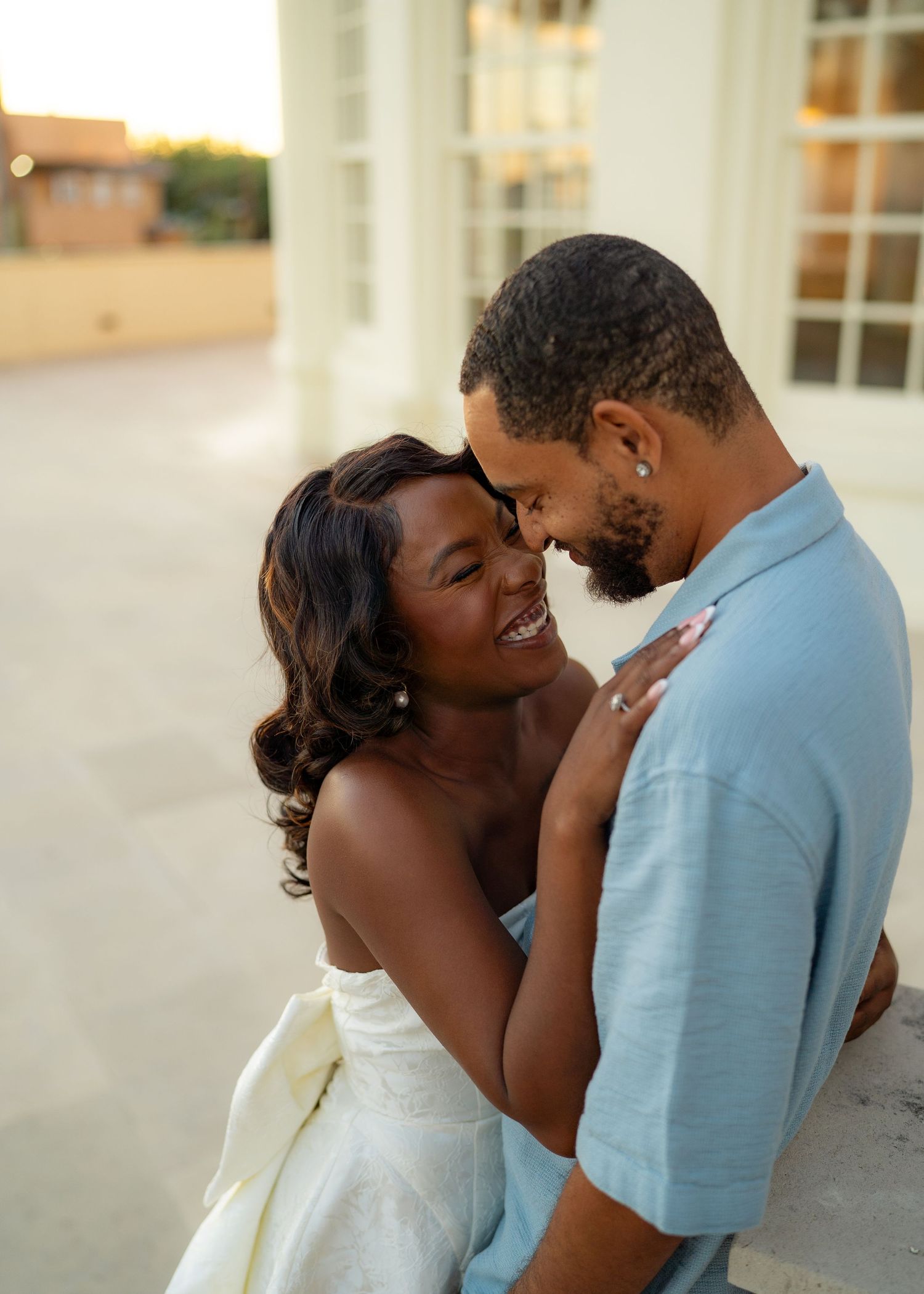 Engagement session at Grand Galvez Resort in Galveston, TX. Natural light, candid moments, lifestyle photography, engagement photography.