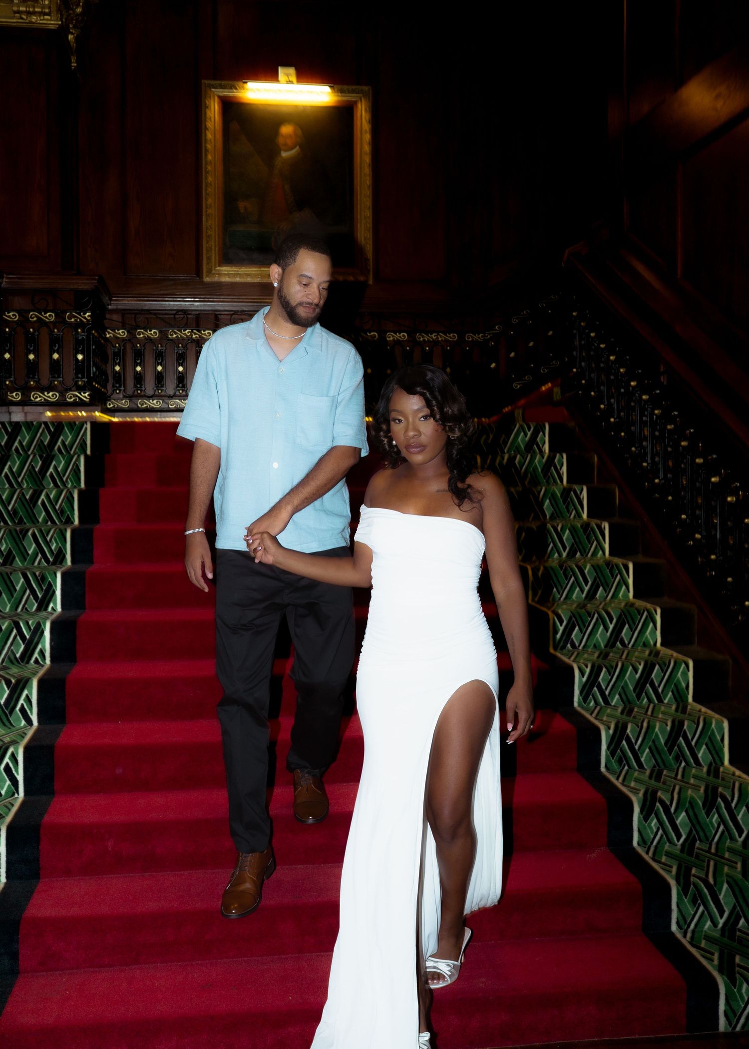 Engagement session at Grand Galvez Resort in Galveston, TX. flash photography, candid moments, lifestyle photography, engagement.