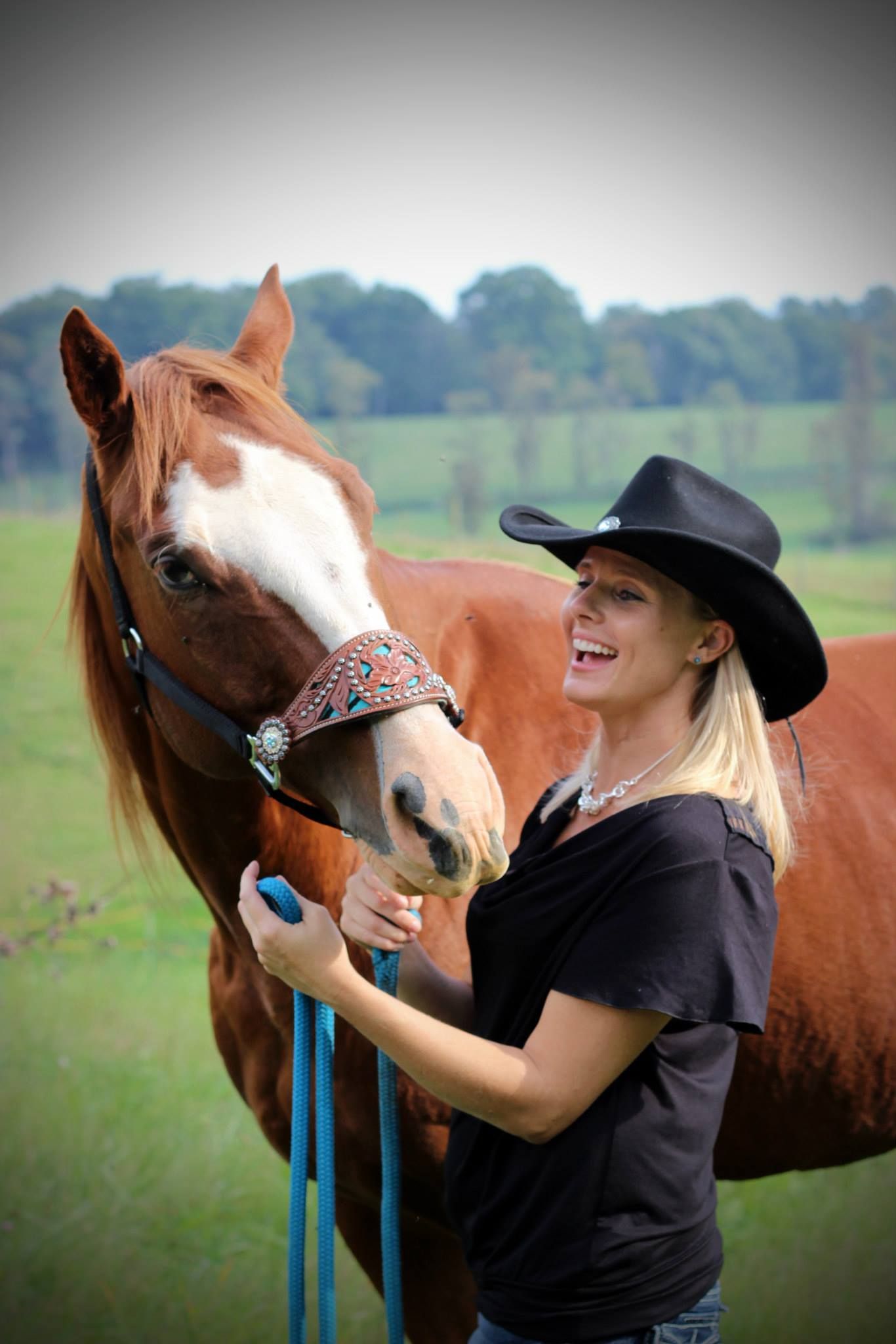 A lady and her horse Photo taken in Wytheville, Va.