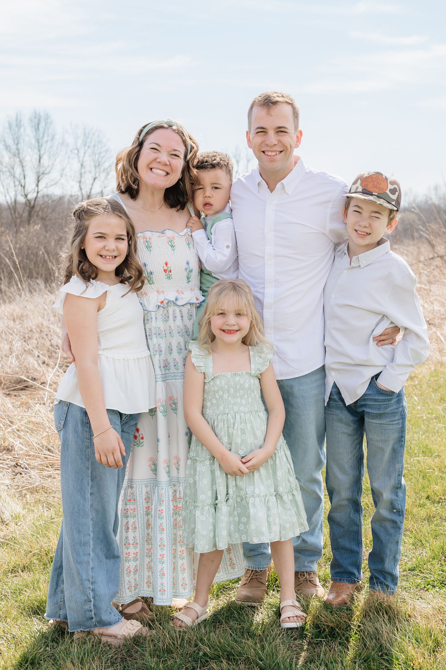 Outdoor family photo