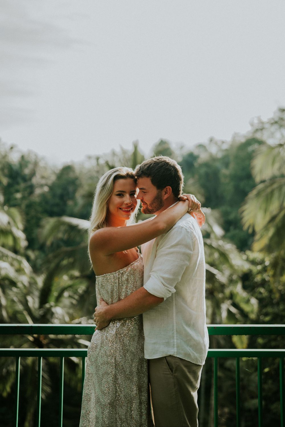 Romantic couple photoshoot in Bali natural setting