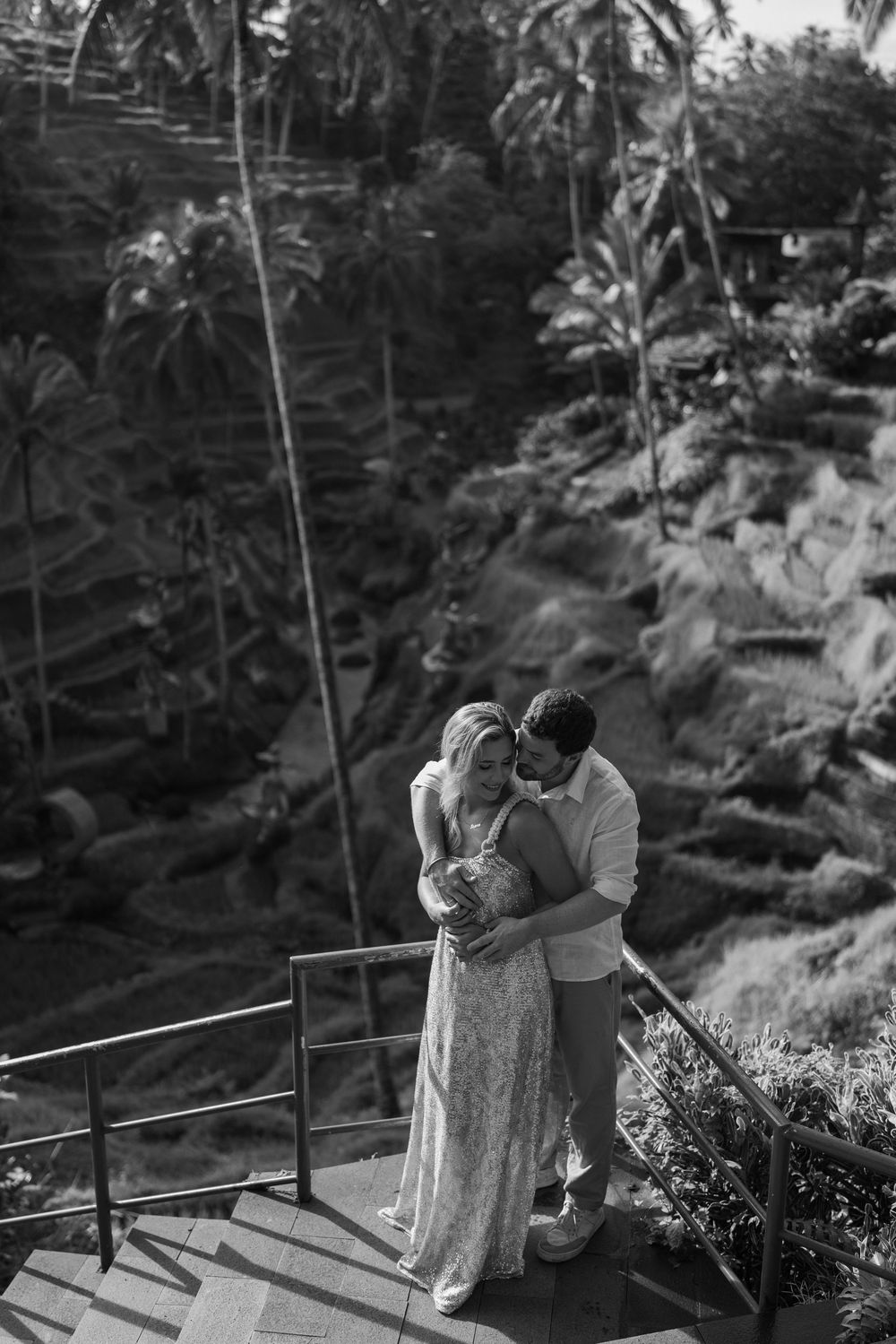 Couple lifestyle photoshoot in Bali natural setting