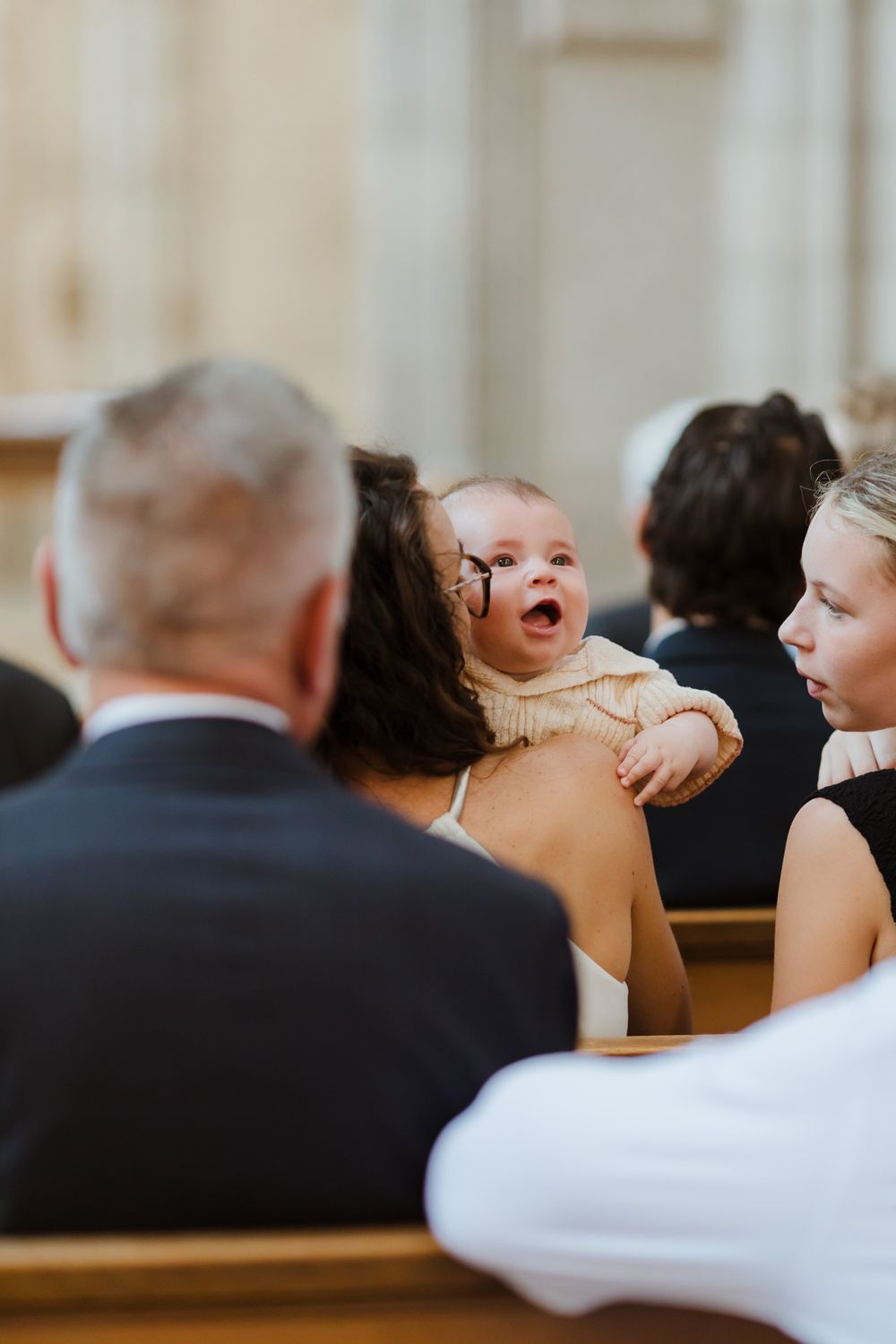 Emotional ceremony at Trinity College Chapel.