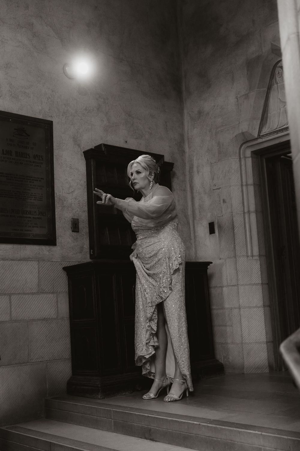 Emotional ceremony at Trinity College Chapel.