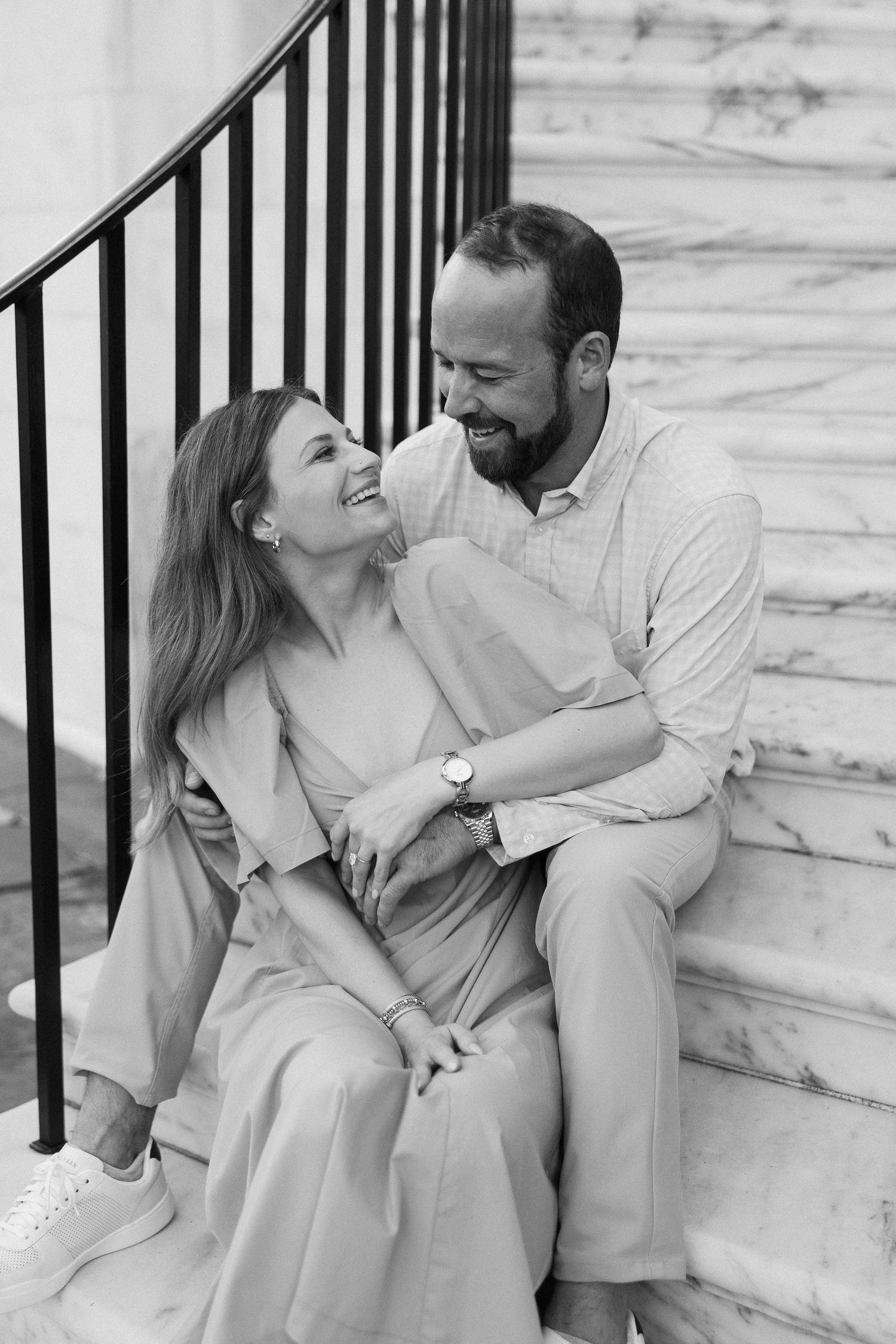 downtown Charleston engagement session