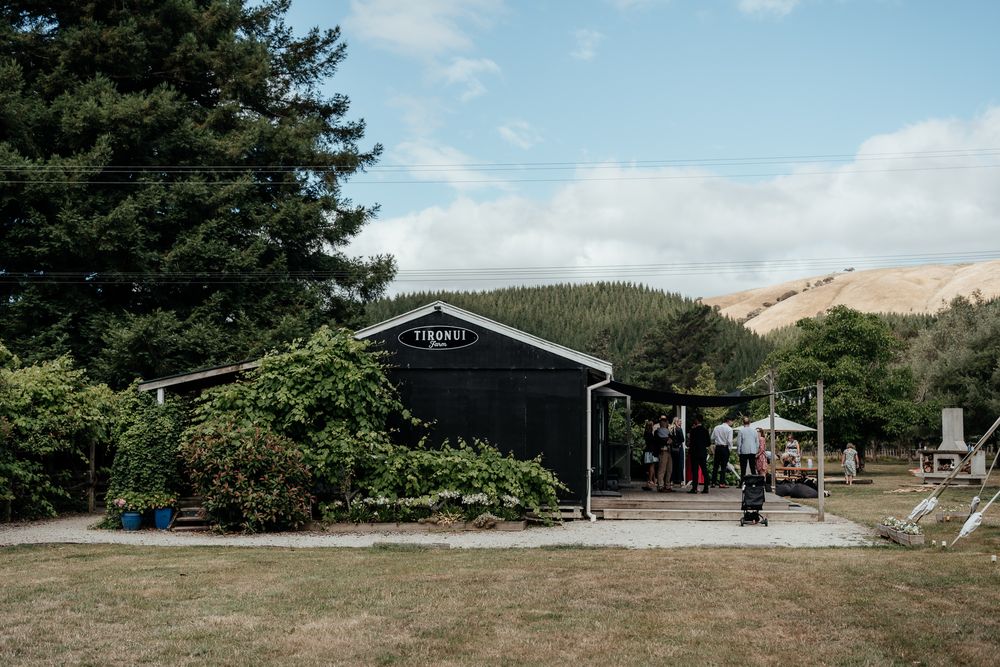 Building in farm setting at Tironui Farm Martinborough by August and Vine