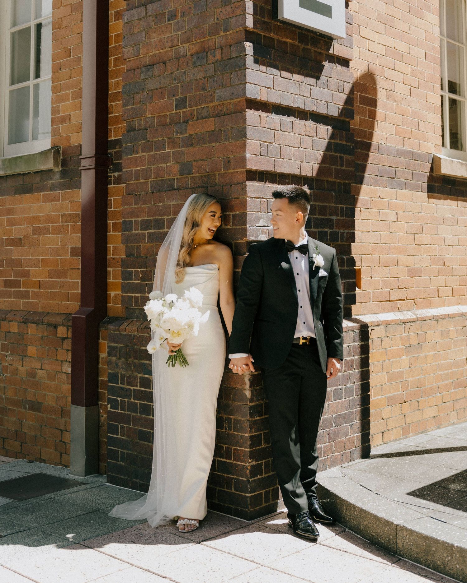 Brisbane CBD wedding portrait