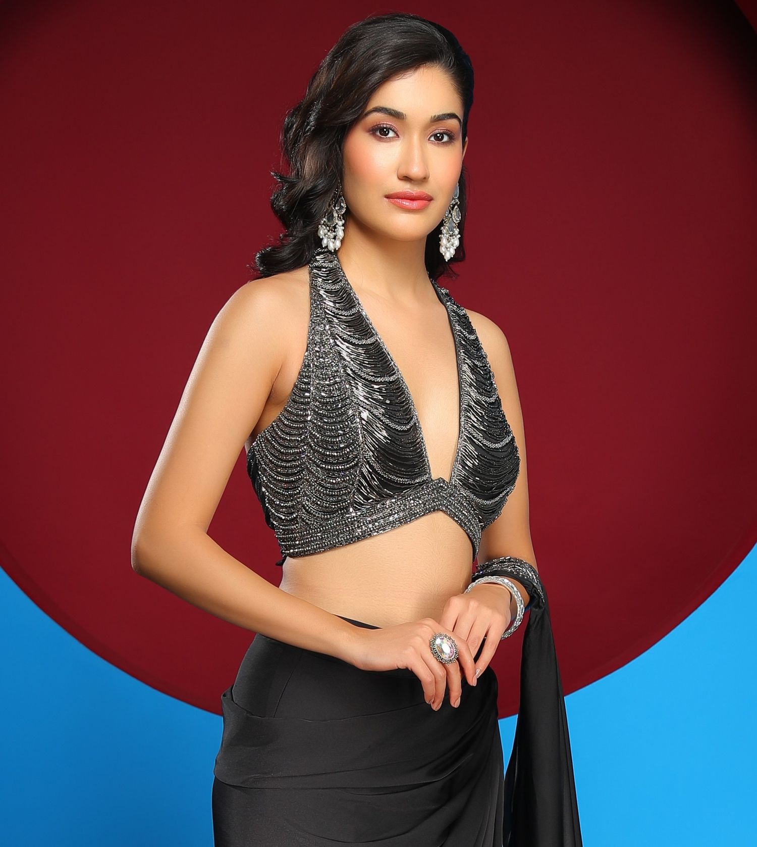Professional fashion photographer in Delhi capturing editorial fashion photography with cinematic mood and bold styling
