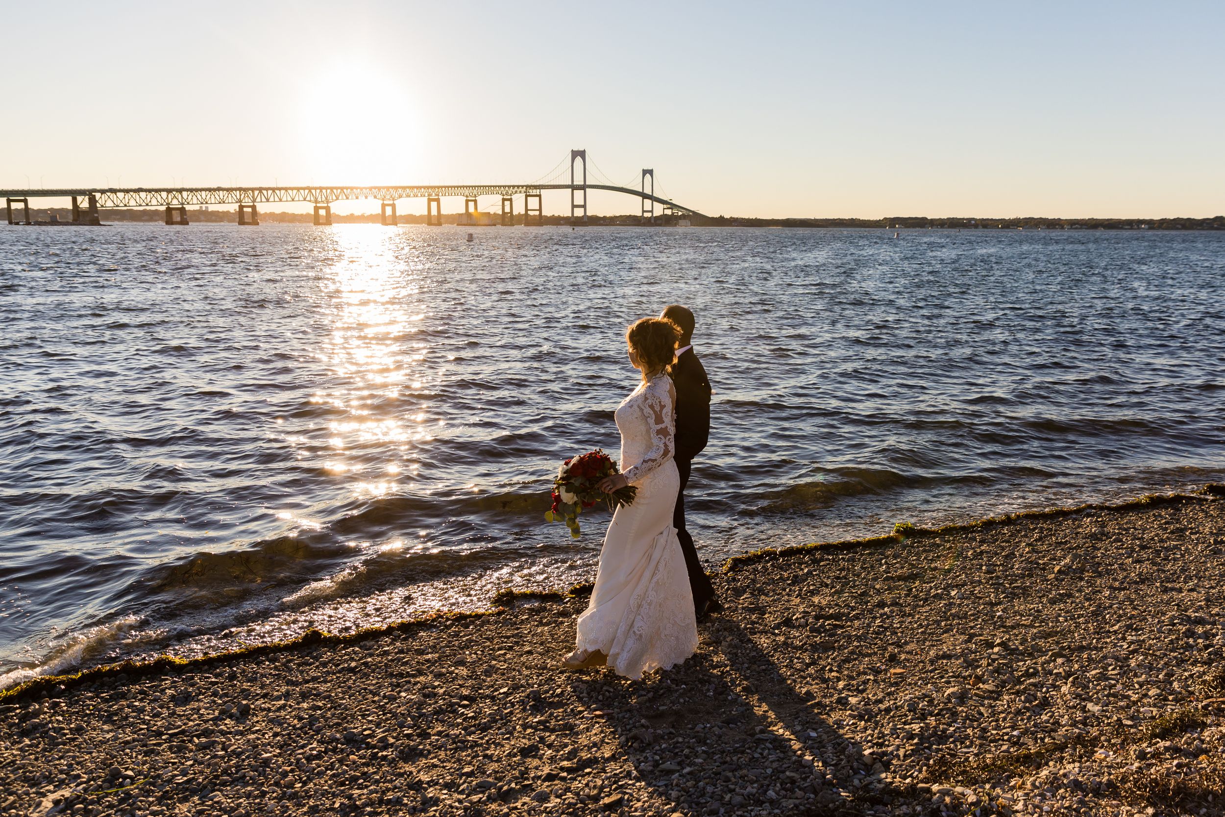 Naval War College Officer's Club wedding in Newport. Luxury military venue photography by Rhode Island photographer Stefy Hilmer.