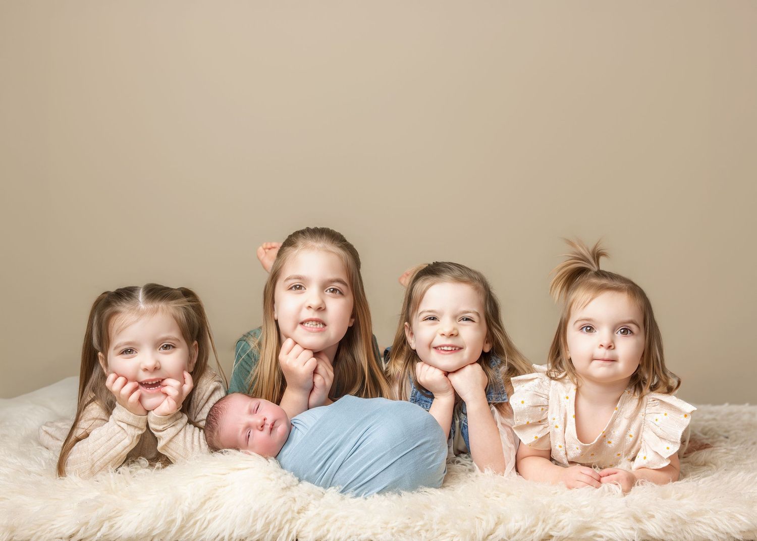 Family portraits showing playful expressions Knoxville TN family and maternity and newborn photography