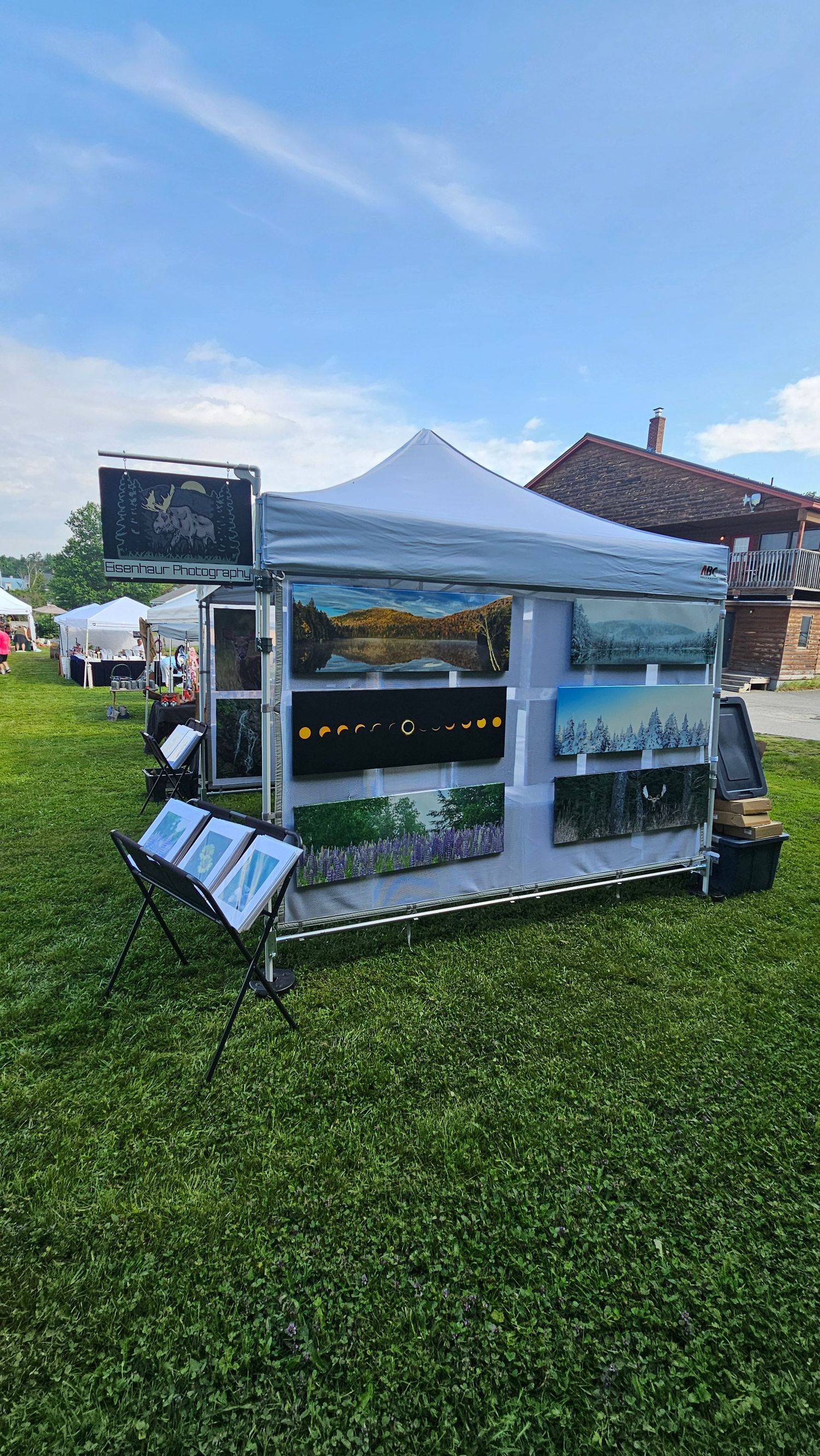 Art Booth Set up