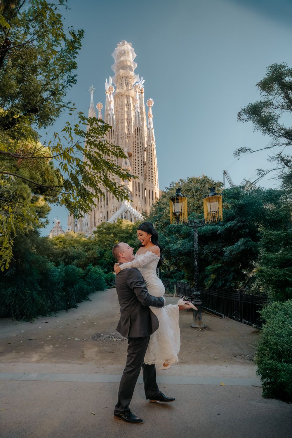 Breath visible in cold morning Sagrada Familia Anniversary photoshoot Barcelona BarcelonaLoversPH