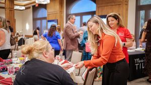 People networking and engaging at a business event in Palm Springs – Coachella Valley event photography