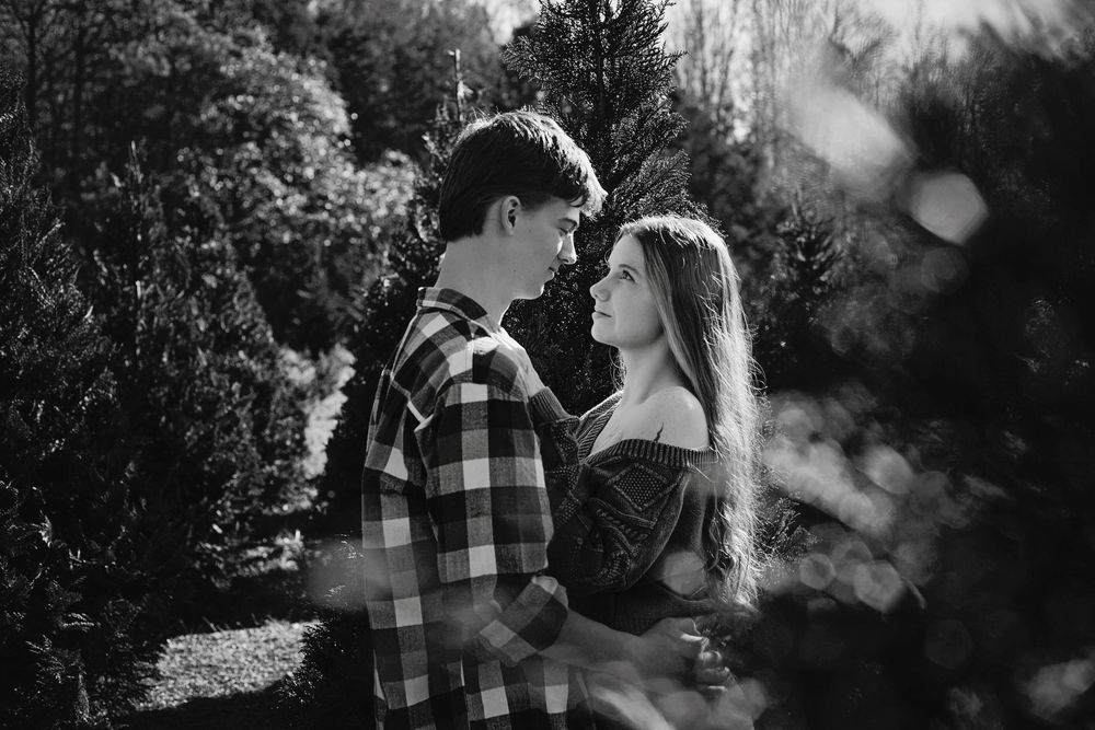 Penland Christmas Tree Farm York, Chester, Lancaster, Camden South Carolina. Chest South Carolina Photographer, couples portraits