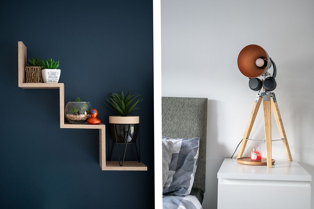 detail shots of a small upper level flat for stirling estate agent listing.