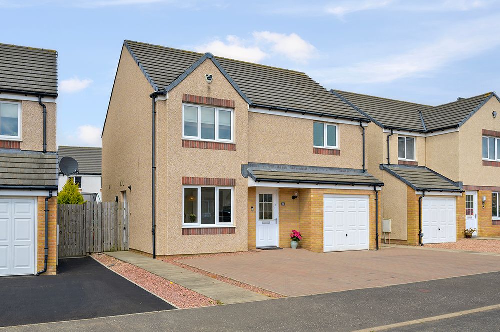 Large modern detached home in fife photographed for an estate agent.